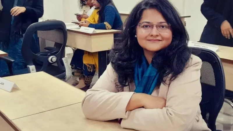 Taruni Pandey achieves UPSC rank 14 in first attempt