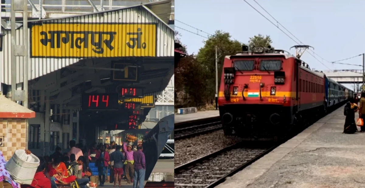Bhagalpur to Udhna Train