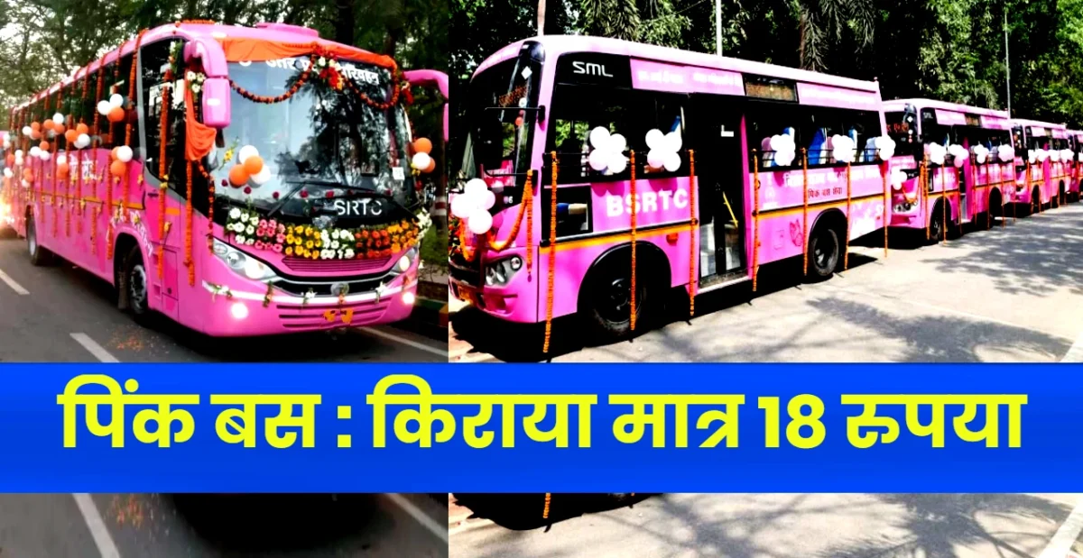 Bihar Pink Bus service
